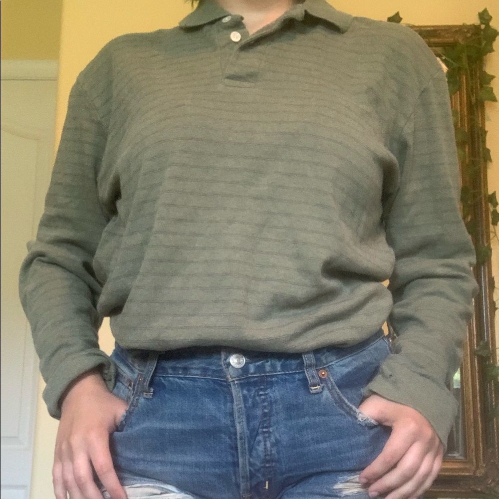 sm/med long sleeve mens shirt by john ashford